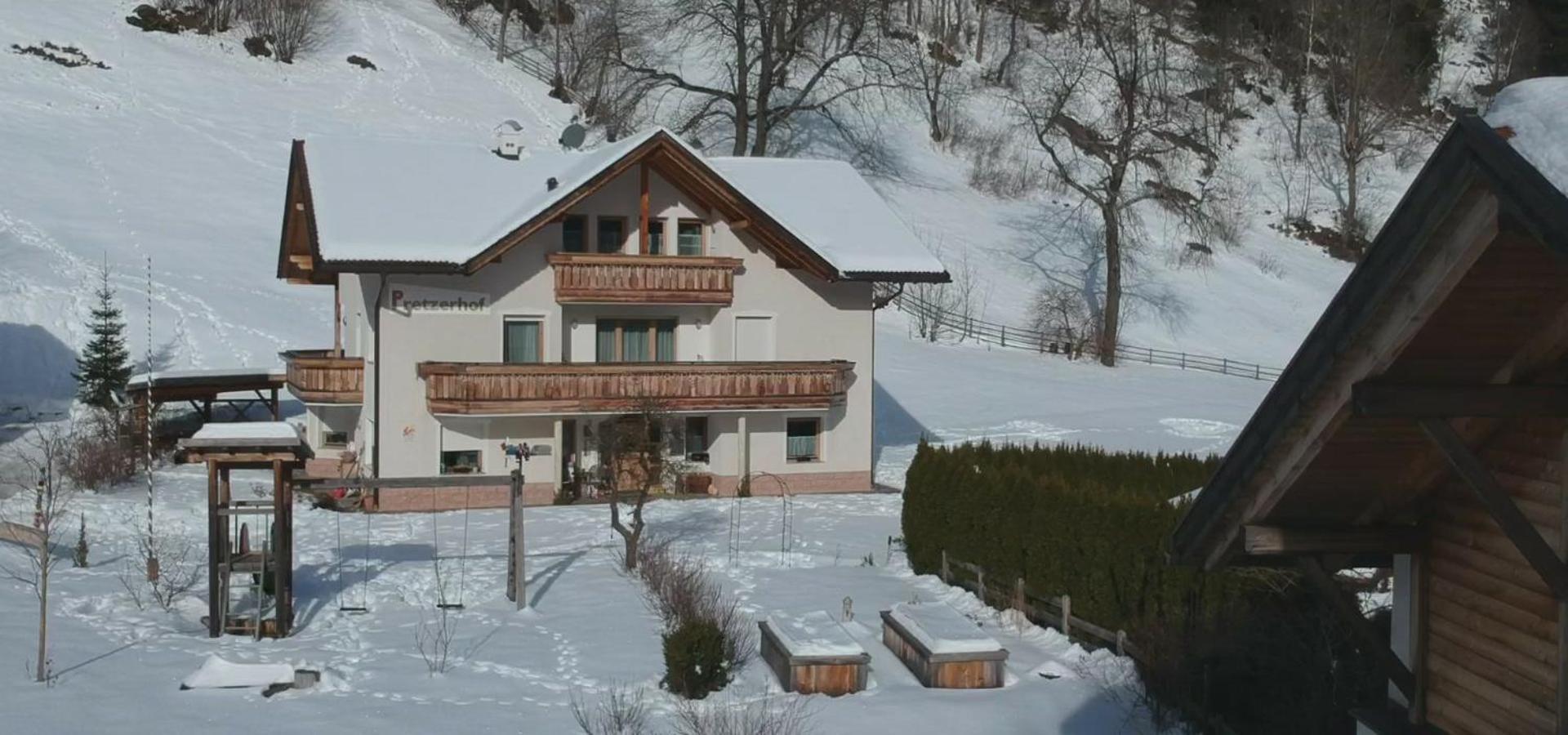 Pretzerhof Villa Campo di Trens Bagian luar foto